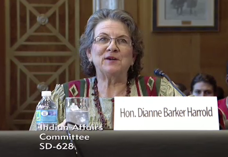 The Honorable Dianne Barker Harrold, Tribal Court Judge, Pawnee Nation of Oklahoma, informed the Committee that crime victims’ needs in Indian country have yet to be adequately acknowledged, understood, and addressed.  